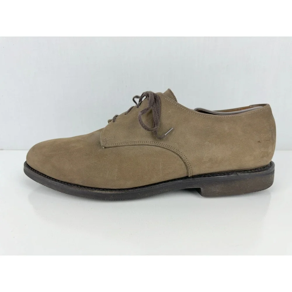 Allen Edmonds Corporate Casuals Mens‎ Brown Suede Oxford Shoes Size 12 D